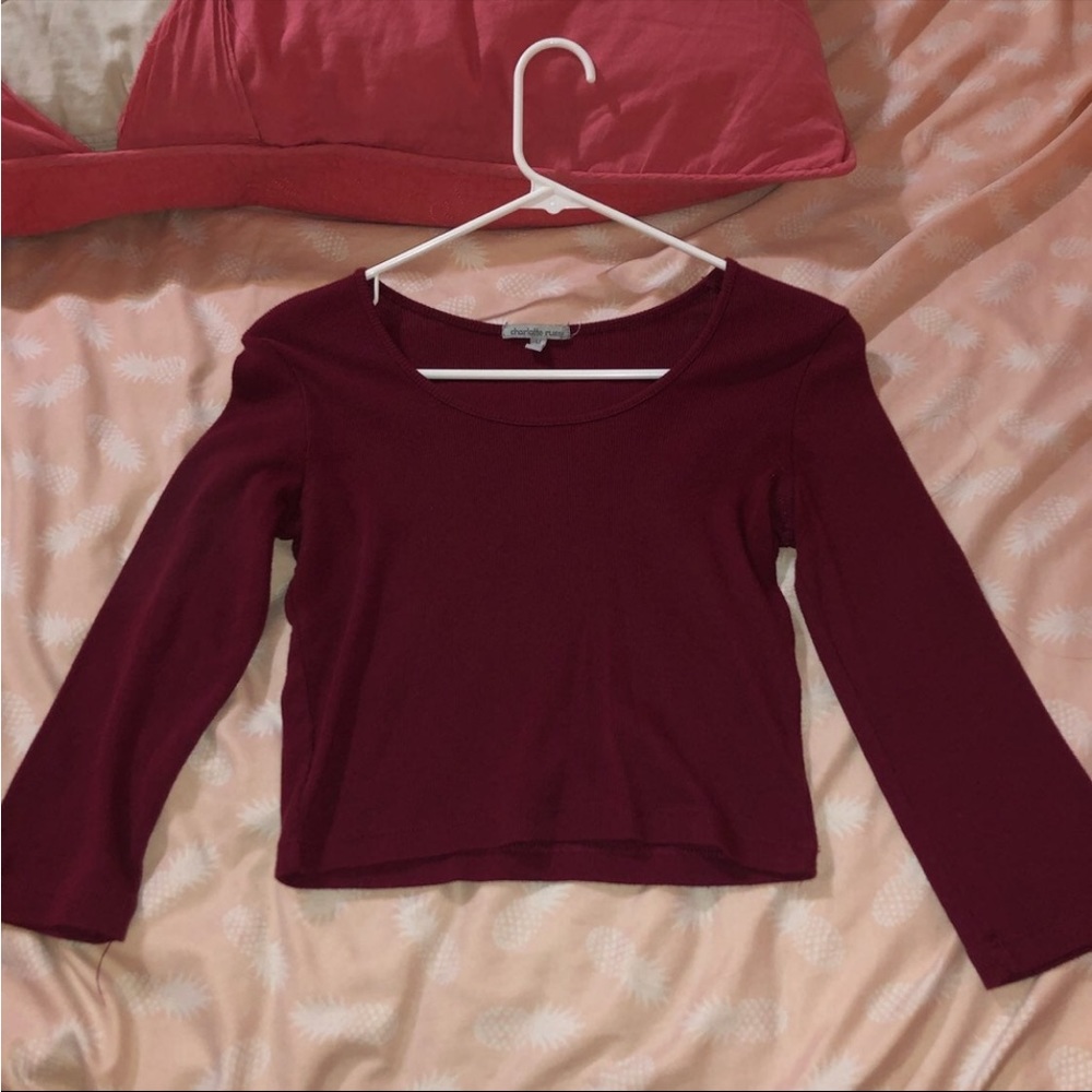 charlotte russe long sleeve top